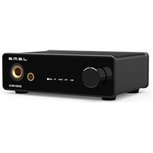 S.M.S.L DS100 DAC USB MQA con chip CS43131 amplificatore per cuffie da 6,35 mm e 4,4 mmSupporto MQACD XMOS XU-316 32bit/768kHz DSD256 Ingresso USB/ottico/coassiale Mini DAC THD+N 0,00017%