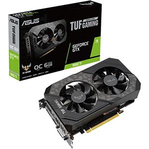 ASUS TUF Gaming NVIDIA GeForce GTX 1650 SUPER OC Edition, Scheda Video Gaming, Dissipatore Biventola, 4 GB GDDR6, HDMI, DisplayPort, DVI-D per Gaming FullHD