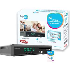 OPTEX ORS9947 Ricevitore TV satellitare HD registratore USB + scheda Fransat