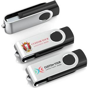 Wooolken Chiavetta USB Personalizzata Wooolken Pen Drive 2.0, 50 Pezzi, Nero, con Incisione del Testo, Motivo, Logo Aziendale o Individuale,128MB/256MB/512MB/1GB/2GB/4GB/8GB/16GB/32GB/64GB/128GB
