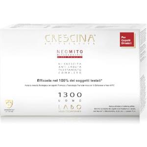 Crescina Transdermic NEO MITO Doppio Trattamento Ri-Crescita e Anticaduta Capelli Diradati 1300 Uomo 40 fiale (20+20)