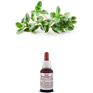 Il Regno Vegetale Olio Essenziale 100% Puro TIMO Naturale Uso Interno Esterno (10 ml)