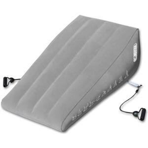 Rovera Air Bench Panca Gonfiabile per Addominali con Elastici, Grigio