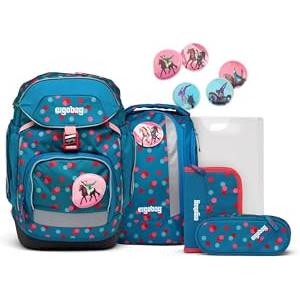 ergobag set zaino scolastico pack set Bearlegance - Petrol