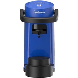 Caffe Borbone Simplymoon - Macchina da Caffè Blu, Compatta e Intuitiva con Funzione a Un Solo Tocco