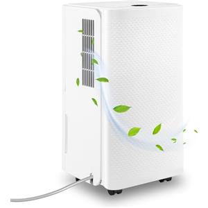 SWANEW Deumidificatore 16 L, capacità di deumidificazione 24 ore, area di deumidificazione di circa 15-20 m², con display a led, asciugatrice, timer, antiumidità, antimuffa, filtro aria