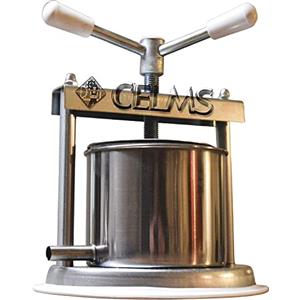 CELMS TORCHIETTO PREMITUTTO ZINCATO MADE IN ITALY capacità di premitura da 7kg da non intendere i litri per Pomodori Melanzane Ortaggi Succhi Frutta e Olio
