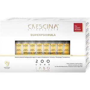 Crescina Super Formula 200 Uomo - Trattamento Dermo-Cosmetico per Ricrescita Capelli, 20 Fiale da 3,5 ml