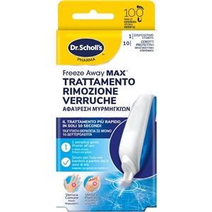 Scholl Freeze Away MAX - Dispositivo medico per la rimozione di verruche comuni e plantari con sistema di congelamento