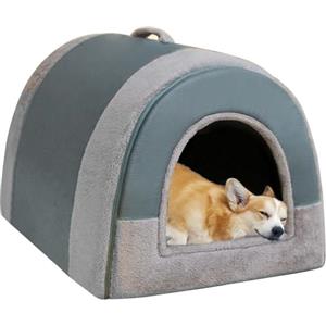 ping bu Grande cuccia per cani 2 in 1 Casa Soffice XL XXL, lussuosa cuccia per interni per animali domestici con maniglia anti ansia cani gatti letti calmanti casa grotta calda per animali per cani di
