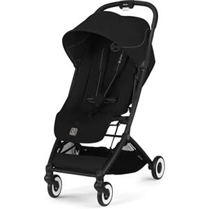 CYBEX - Poussette ultra compacte et confortable - ORFEO - 4 roues - Magic Black