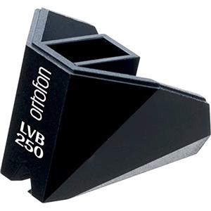 Ortofon 2M Black LVB 250 - Stilo di Ricambio con Diamante Shibata Nudo e Porta Stilo in Boro per Suono High-End