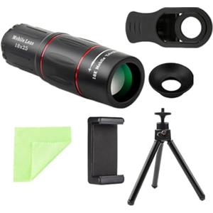 Générique Telescopio monoculare HD - Mini Lunetta Ottica, Lente di Visione Notturna Pieghevole 12,7 x 3,8 x 3,8 cm, Strumento di Ingrandimento di Precisione | Eventi Sportivi Escursioni Fauna selvatica