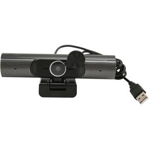 BAFOVY Webcam USB, Microfono con Riduzione del Rumore 'Altoparlante HiFi con Messa a Fuoco Automatica 2K 30fps, Fotocamera Plug and Play per Chat Video con Laptop Desktop con Copertura