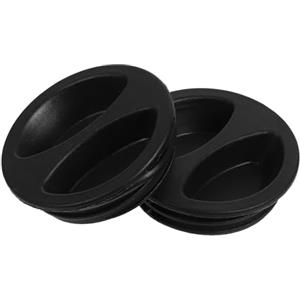 FRCOLOR 2 Pezzi Tappo di Chiusura in Plastica per Base Ombrellone da Giardino Foro Drenante 5 Cm, Copertura per Sacchi D'Acqua e Sabbia per Base Resistente, Accessorio per Portaombrelloni