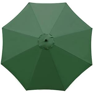 Earnmore Telo di ricambio per ombrellone da giardino (2m/3.0m) Baldacchino Di Ricambio Ombrellone per 6 Braccia/8 Braccia, Copertura per In Tessuto Di per Da Giardino Piscina