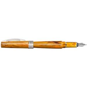 Visconti Mirage - Penna stilografica con punta fine in acciaio color ambra