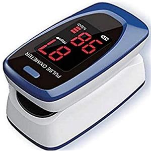 Gima SATURIMETRO OXY-2, Pulsoximetro da Dito, Portatile, Professionale, Rileva Saturazione e Battito, 2 Pile AAA incluse, Allarmi Visivi e Acustici, Display LED, Lingue GB, FR, IT, ES, PT