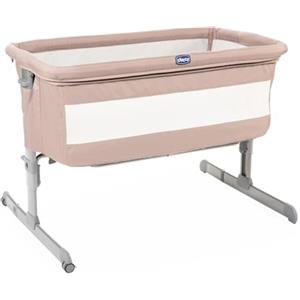 Chicco Next2Me Culla Neonato Fianco Letto, Lettino Neonati Con Materasso, Compatibile con Diversi Letti, Altezza Regolabile, Inclinabile, Buona Circolazione Dell'Aria, Materasso e Borsa Inclusi