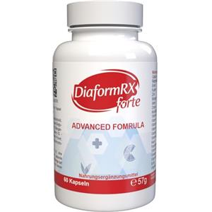Diaform RX Forte - Integratore Vegetale con 22 Vitamine e Minerali, 60 Capsule per Equilibrio Metabolico e Glicemico