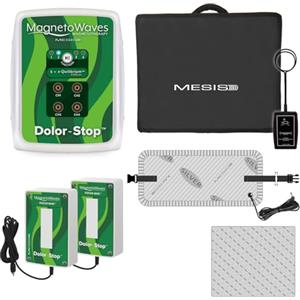 MESIS MagnetoWaves Dolor-Stop Magnetoterapia |Alta frequenza | 5 programmi | 4 canali | Dotazione DOUBLE BED PLUS