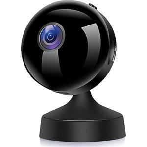 Oikabio Telecamera di sicurezza wireless per esterni, 1080p, telecamera di sorveglianza WiFi per interni e casa, con visione notturna esterna
