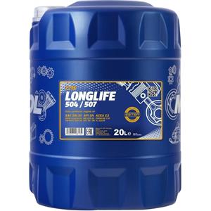 Mannol 7715 Longlife 504/507 Olio Motore 5W-30, 20L con Proprietà Antiusura e Alta Prestazione