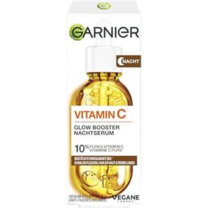 Garnier Siero da notte alla vitamina C, contro macchie scure, per ogni pelle, con niacinamide e acido salicilico, anti-scuro, SkinActive, 1 x 30 ml