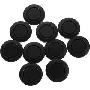 BELLIFFY Copertura Foro Paraurti Auto 25-26 Mm 10 Pezzi in Plastica Nero Accessorio Auto per Sensori Parcheggio per Paraurti Anteriore e Posteriore