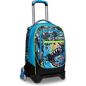 SJ GANG STYLE JAM GANG Trolley Jack 3 ruote, Multicolore, Carrello sganciabile, Triplo uso, Cross-over System, Per bambini e ragazzi, Scuola elementare, Tempo libero