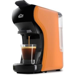 DCG ES6517 - Macchina del caffè universale, serbatoio 0,6 Litri, Tanica trasparente estraibile, 19 BAR, 1.450W. Spia macchina pronta ad erogare. Dimensioni: 25x11x27cm