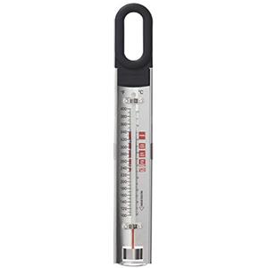 KitchenAid Termometro per Zucchero e Marmellata con Clip per Pentola Integrata, in Acciaio Inossidabile, Misurazioni da 40°C a 200°C