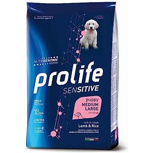 prolife - Sensitive Puppy Medium/Large all'Agnello e Riso da 10 kg