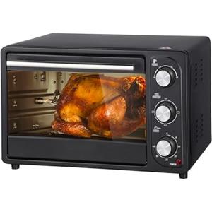 Avilia Fornetto Elettrico Ventilato 16L - Cucina Perfetta per Pizza Dolci Carne Pesce, Termostato Regolabile, Ideale per Spazi Ridotti, 1200W