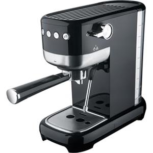 Avilia Macchina Caffè Espresso per Cialde e Macinato con Cappuccinatore 1350W e Serbatoio 1.4L, per 1 o 2 Tazze, Perfetta per ogni Occasione