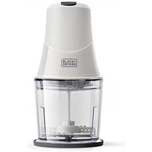 BLACK+DECKER - BXCH260E Mini Tritatutto 260W. Ciotola da 500 ml. con Coperchio. 2 modalità di utilizzo: mescolare e tagliare.