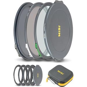 NiSi JetMag Pro Capture Kit 82mm - Kit Filtro Magnetico con NC UV e True Color CPL, Anelli Adattatori e Borsa Caddy