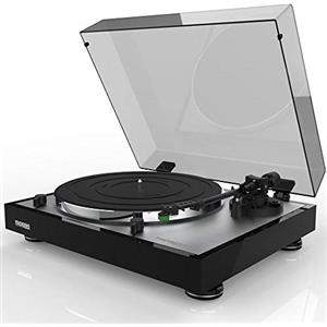 Thorens TD 402 DD Giradischi Nero Lucido