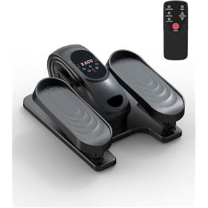 DoXtreme Pedaliera Riabilitazione Elettrica, Ellittica da Casa per Anziani - Pedaliera per Esercizi Gambe, Ellittica Elettrica <15dB Silenziosa, 15 Velocità, Display LED, Telecomando, Compatta 45.5x30.5x15cm