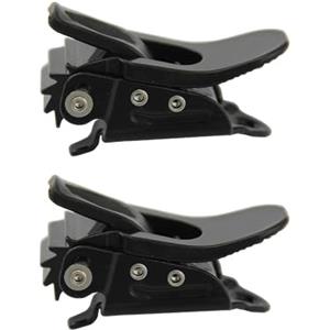 YUANYAO 1 paio di parti di rilegatura for snowboard cinturini con fibbia a cricchetto nera con base in metallo larghezza 24 mm accessori for lo sci