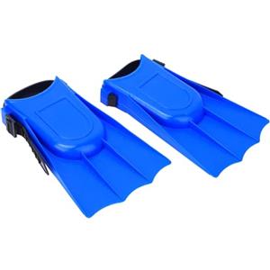 Ycauty Pinne da immersione leggere in PVC per allenamento di nuoto - Pinne corte a doppio canale blu per snorkeling per età 6-10 anni 7,48 X 4,53 pollici (25 Yards-30 Yards)