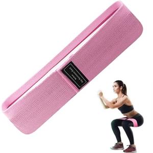 Generic Fasce elastiche antiscivolo per esercizi, fascia di resistenza per allenamento, con borsa a rete, per donne, uomini, gambe, fianchi, glutei