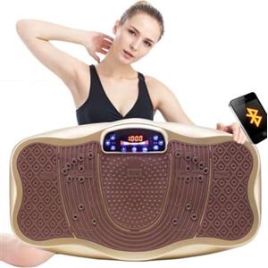 OISE ART STORE Trade Shop - Pedana Vibrante con Bluetooth Massaggiante Fitness Display Sussultoria Perdipeso
