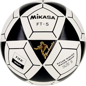 MIKASA Pallone da calcio FT5 Goal Master, nero/bianco, misura 5