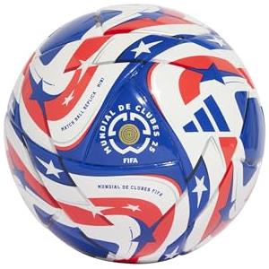 adidas Mundial de Clubes FIFA 25 - Mini palla unisex per adulti, colore: Bianco/Blue/Blu scuro/LUCRED 33 EU