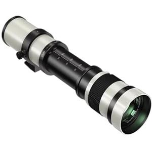 ZGWKMAC Compatibile con Canon EF EOS 5D 6D 7D 50D 60D 70D 80D 90D 450D 500D 550D 420-800mm F8.3-16 Teleobiettivo zoom for fotocamere DSLR(A9)