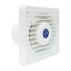 Lux Aspiratore da Parete Assiale T 100 - Diametro 100 mm, in Termoplastico per Ricambio Aria e Eliminazione Umidità