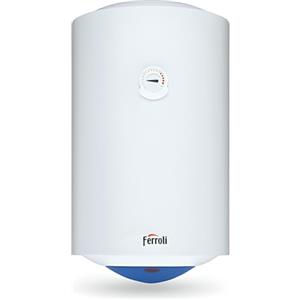 Ferroli Scaldacqua Elettrico Calypso 80VE 80 Litri Verticale, Boiler A Accumulo Con Serbatoio Smaltato, Anodo Di Magnesio E Isolamento In Poliuretano