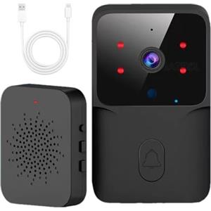 Generico Videocitofono Wireless, Campanello Wireless WIFI, Citofono Domestico Di Sicurezza Intelligente HD, Videocitofono Ring, Telecamera Con Batteria A Lunga Durata Per Casa, Villa, Hotel