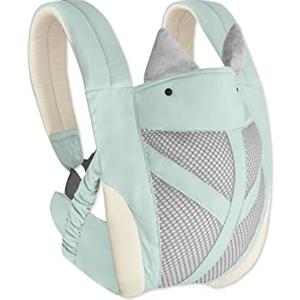 SONARIN Traspirante Leggero Marsupio Neonati,3-in-1 Morbido Cotone Porta Bebè Portantina Bebè Porta Bambino Ergonomico,Multifunzionale per Neonati e Bambini 0-36 Mesi(Blu)